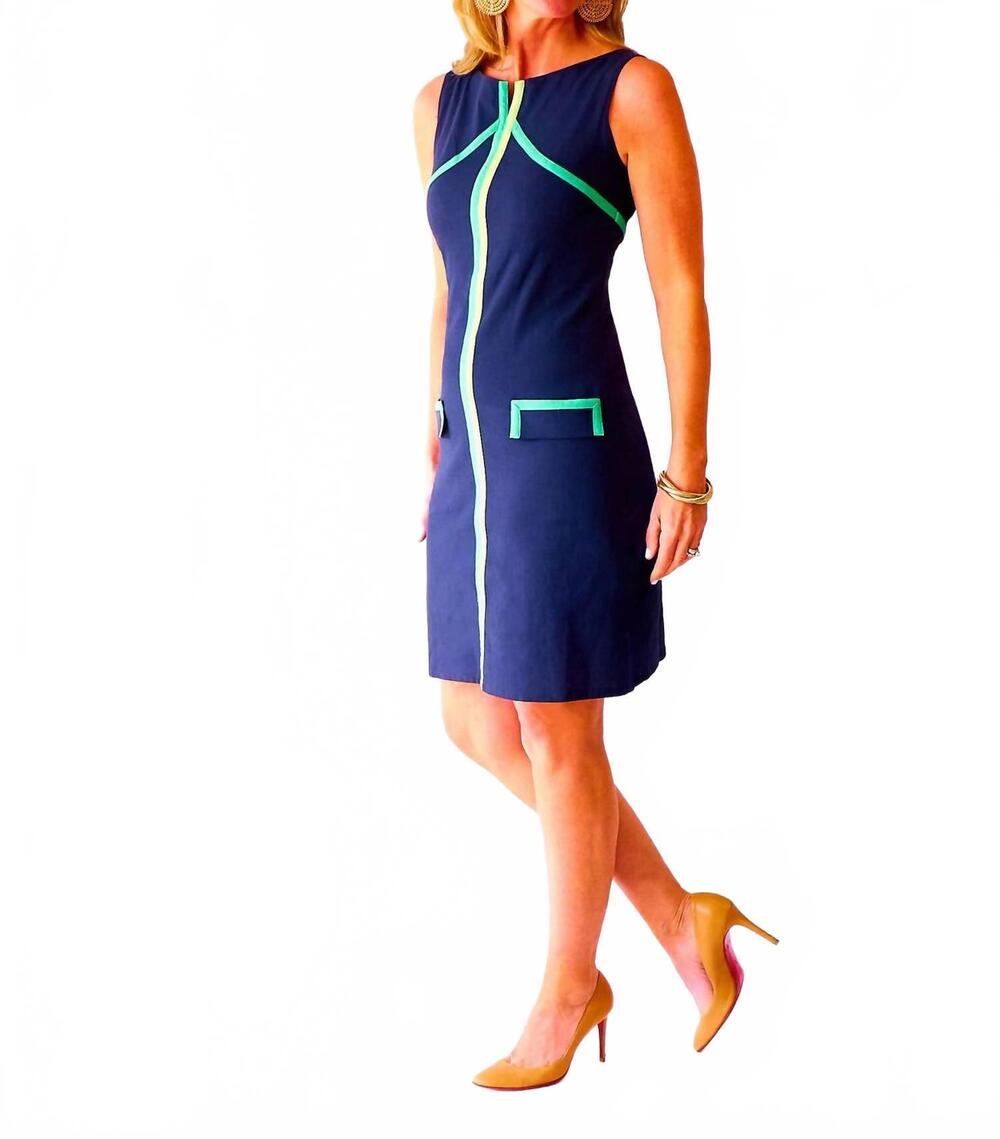 NEW CK BRADLEY thunderball dress in navy